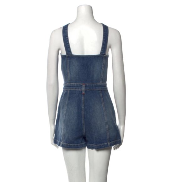 ALICE + OLIVIA Square Neckline Romper Size: L - Picture 3 of 4